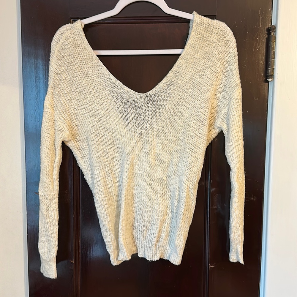 White sweater